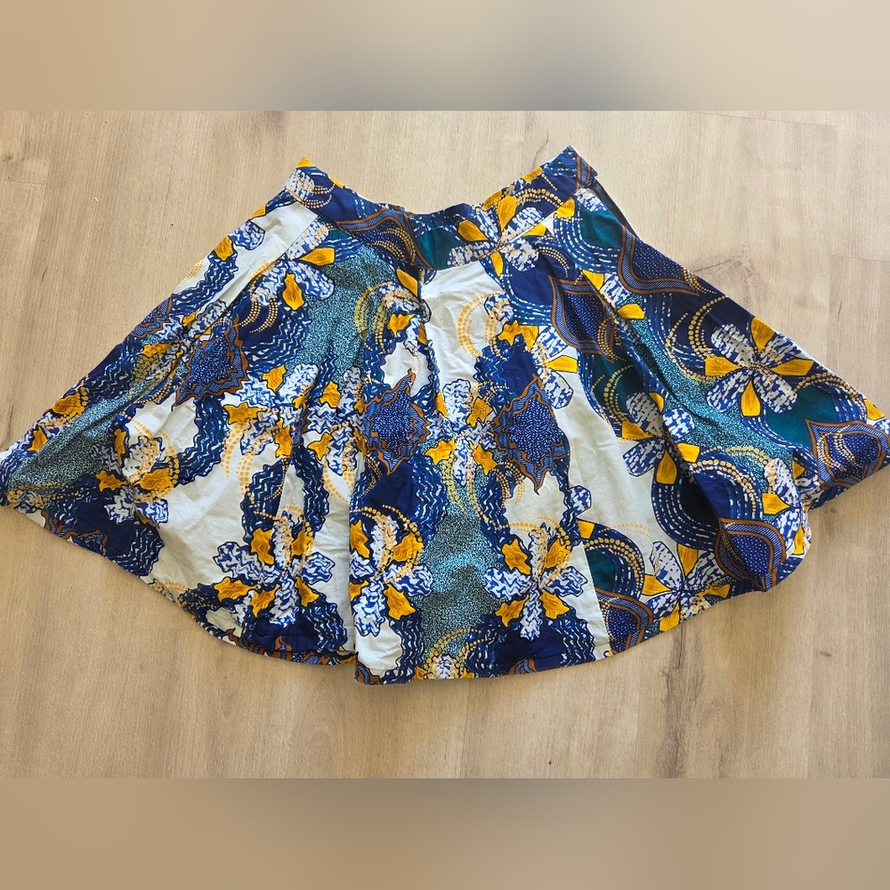 Vibrant Floral Women's Skater Skirt